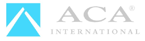 ACA International logo
