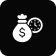 Cost effective debt collection icon